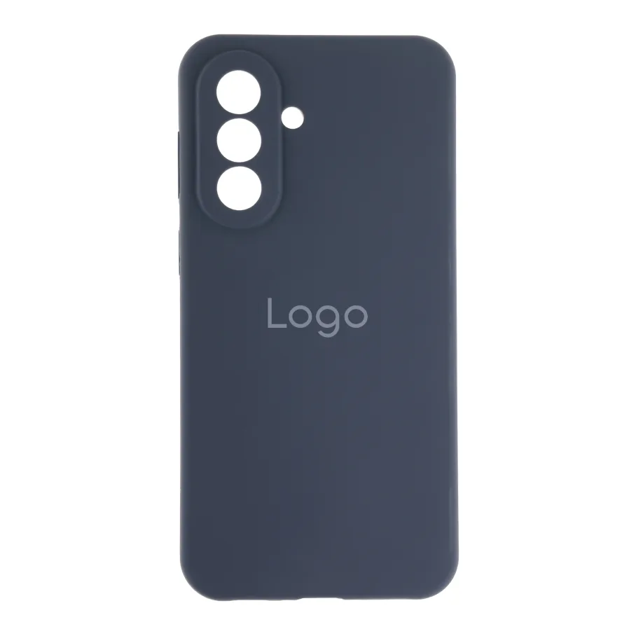 Чехол Liquid Silicone (AA) Full Camera для Samsung Galaxy A37 5G (A376) 08.Dark Blue