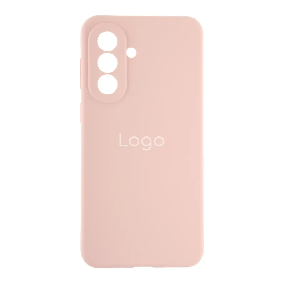 Чехол Liquid Silicone (AA) Full Camera для Samsung Galaxy A57 5G (A576) 19.Pink Sand