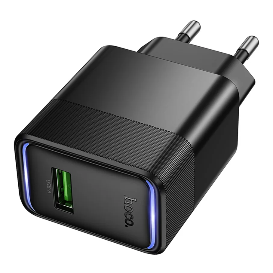 Сетевое Зарядное Устройство Hoco CS111A 1USB Multi-Protocol 22.5W Черный