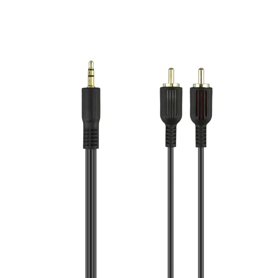 Аудио Кабель Borofone BL11 3.5mm to double RCA 1,5M, цвет черный