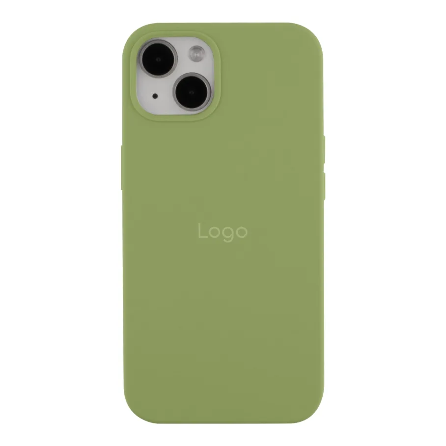 Чехол Silicone Case Full Size (AA) для iPhone 13 01.Mint