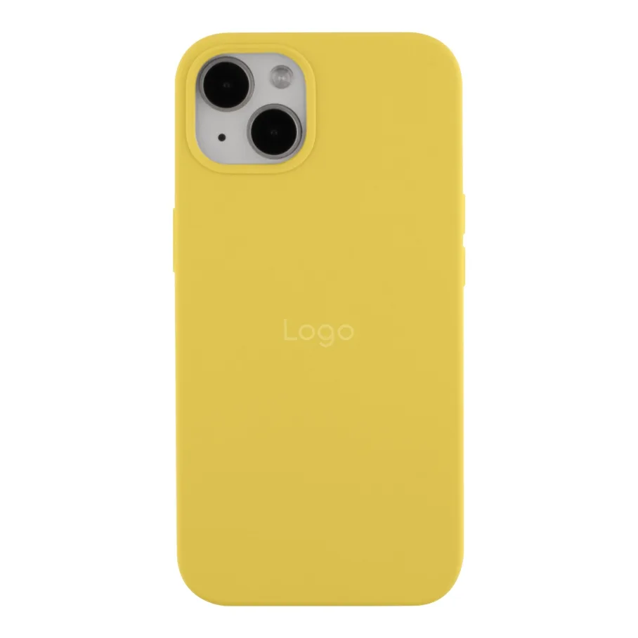 Чехол Silicone Case Full Size (AA) для iPhone 13 51.Mellow Yellow