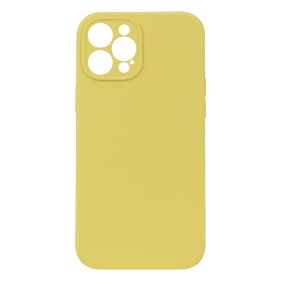 Чехол для iPhone 12 Pro Max, цвет желтый