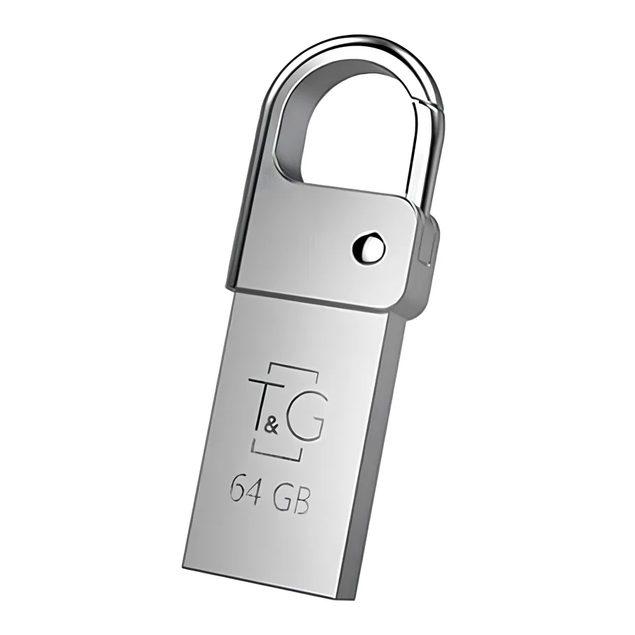 USB Flash Drive T&G 64gb Metal 027 Стальной