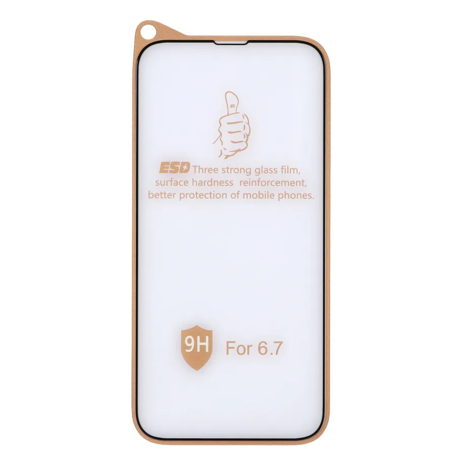Защитное стекло для Apple iPhone 14 Plus, цвет черный