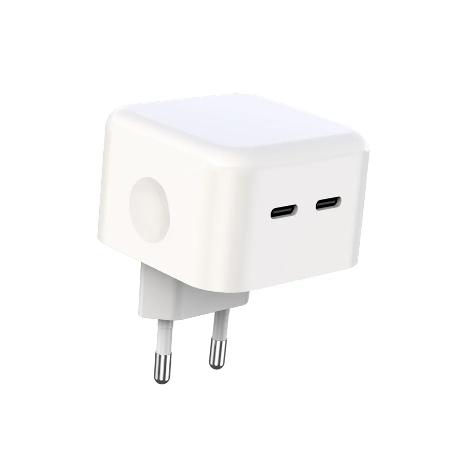 Сетевое Зарядное Устройство XO L102 EU Dual type-C port 35W Type-C to Lightning, цвет белый