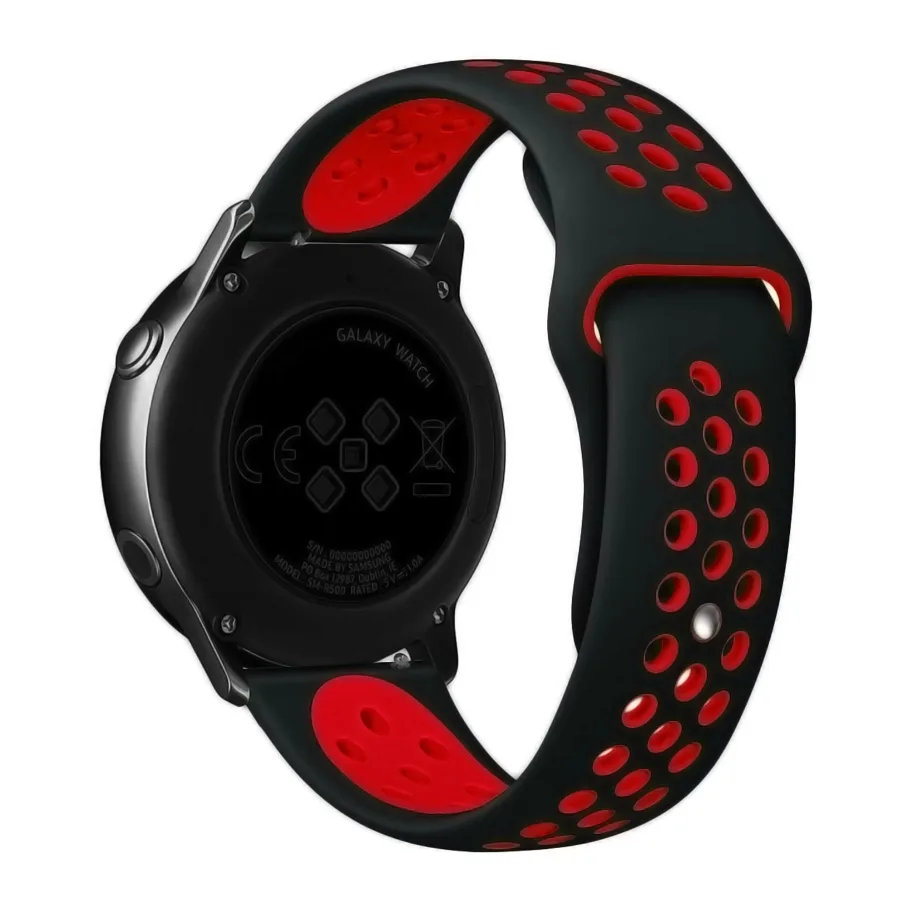 Ремешок Универс 22mm N Sport, цвет черный/красный