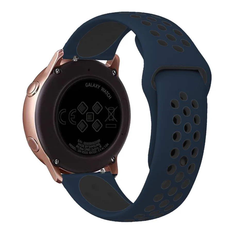 Ремешок Универс 22mm N Sport для Samsung/Amazfit/Huawei Dark Blue/Black