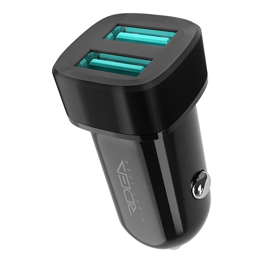 Авто Зарядное Устройство Ridea RCC-21012 Grand 2USB 2.4 A, цвет черный