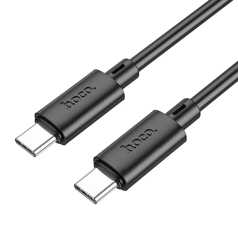 USB Hoco X88 Gratified 60W, с кабелем Type-C to Type-C, цвет черный