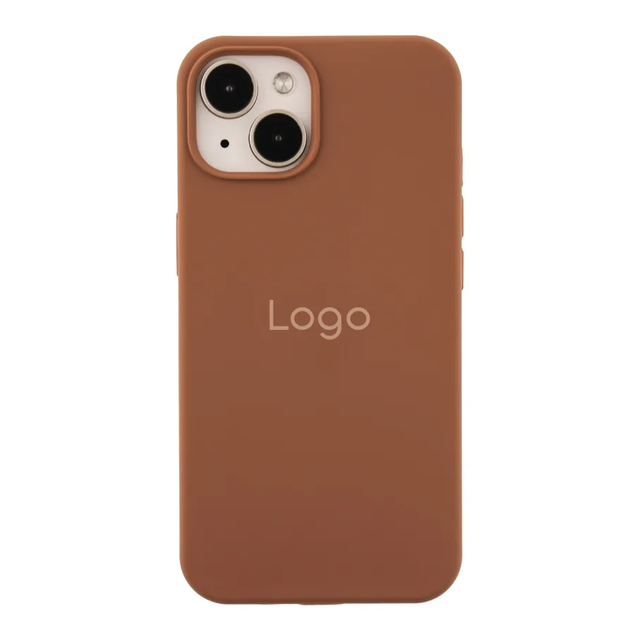Чехол Silicone Case Full Size (AA) для iPhone 14 93.New Brown