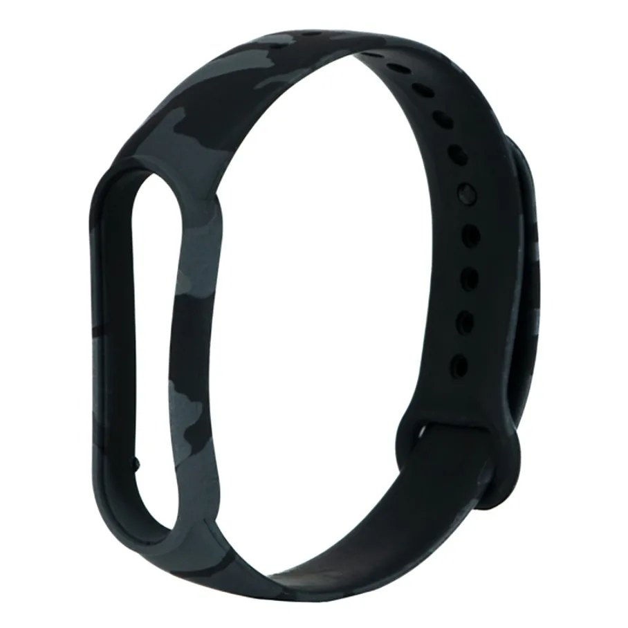 Ремешок для Xiaomi Mi Band 5 / 6, цвет серый камуфляж