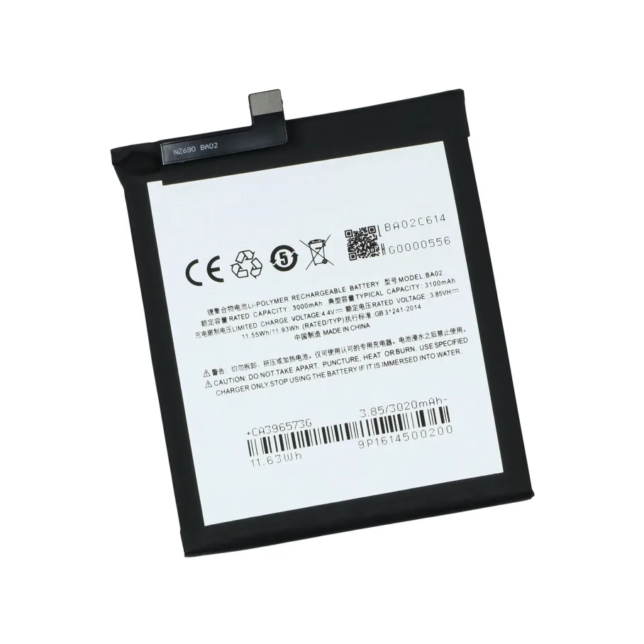 Аккумулятор для Meizu M3E, цвет черный
