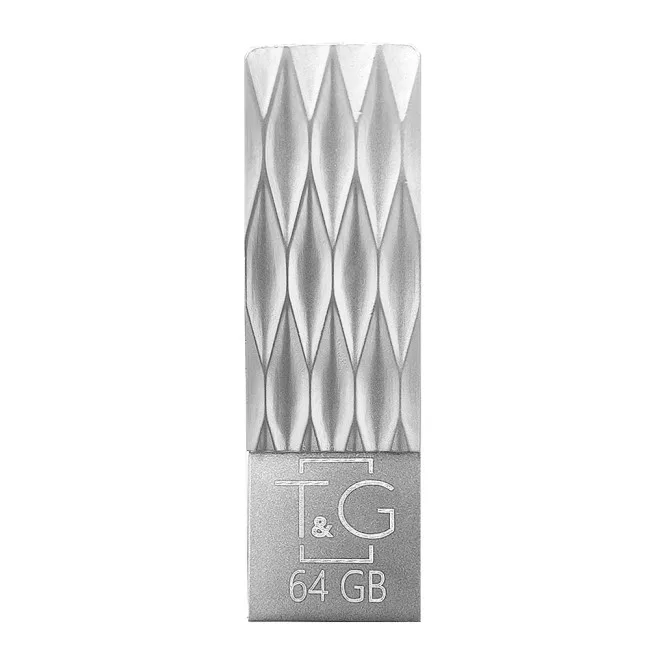 Кабель USB Flash Drive T&G 64gb Metal 103, цвет стальной