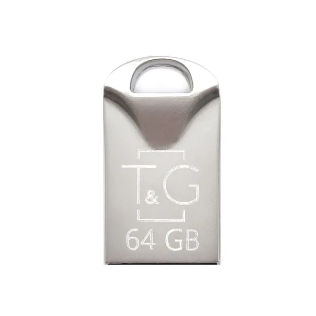 USB Flash Drive T&G 64gb Metal 106, цвет стальной