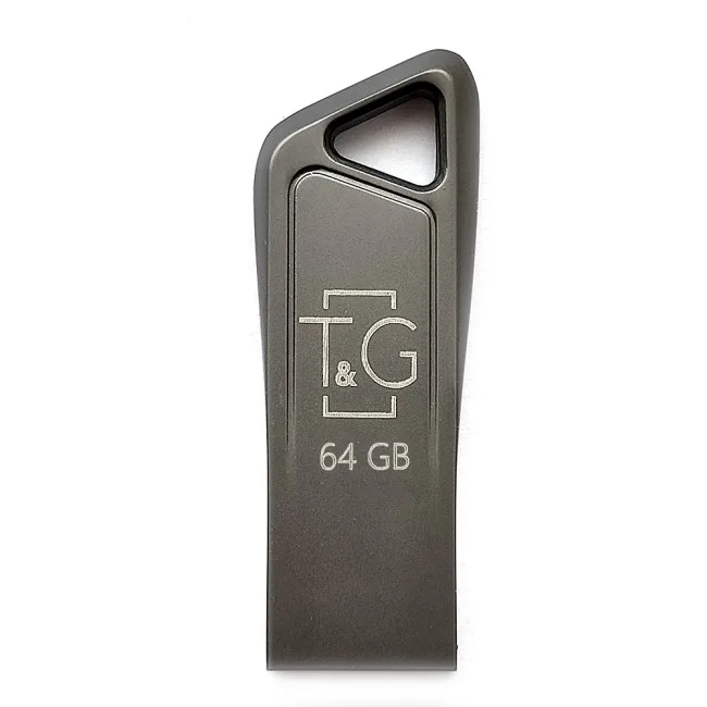 USB Flash Drive T&G 64gb Metal 114, цвет черный