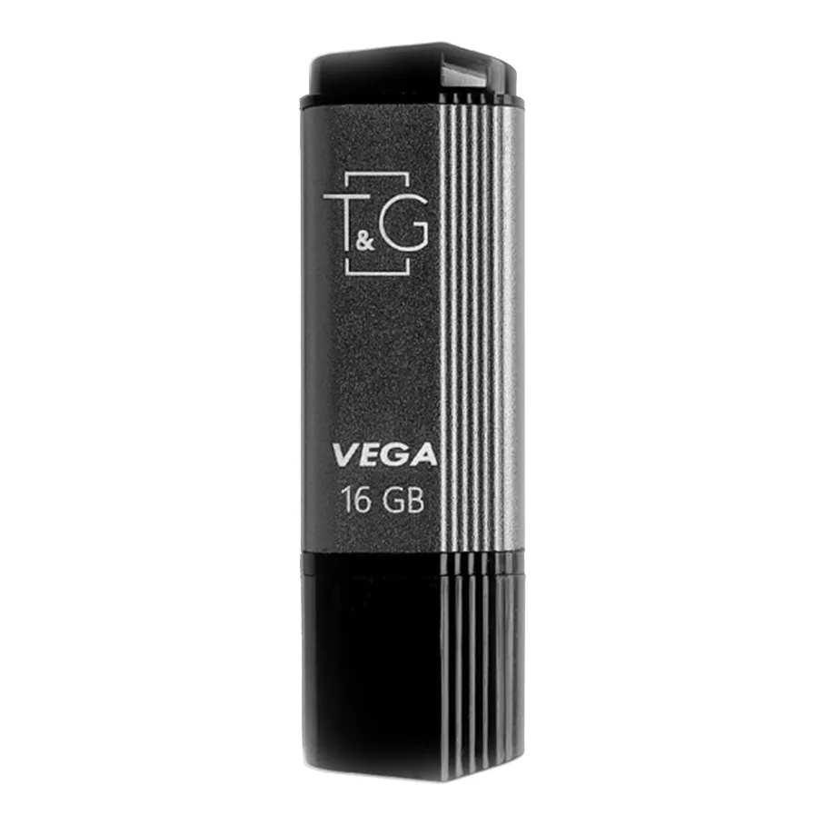 USB Flash Drive T&G 16gb Vega 121 Стальной, цвет стальной