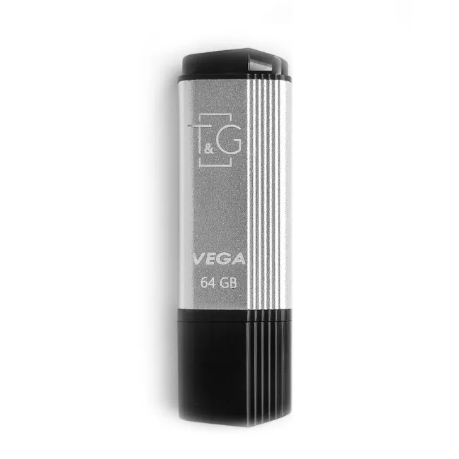 USB Flash Drive T&G 64gb Vega 121, цвет серый