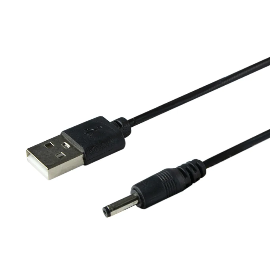USB to DC 5v 3.5x1.35 мм, цвет черный