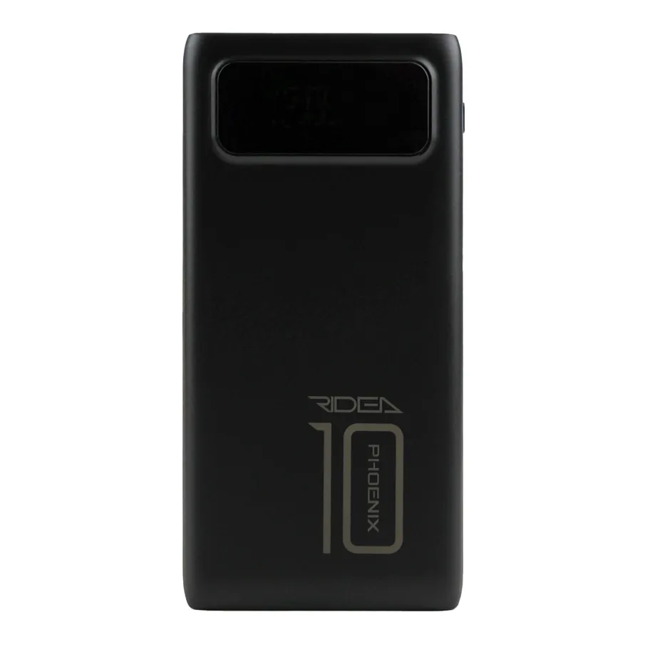 Power Bank Ridea RP-D10L Phoenix10 10W digital display + lamp 10000 mAh, цвет черный