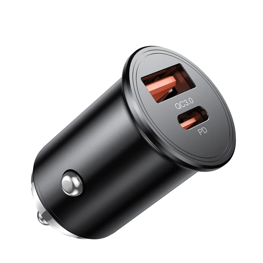Авто Зарядное Устройство XO CC43 PD+QC3.0 45W, цвет черный