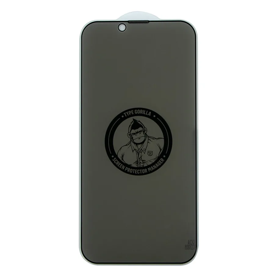 Защитное Стекло Type Gorilla 0.33 мм 2.5D HD Anti-Peep NPT14, цвет черный