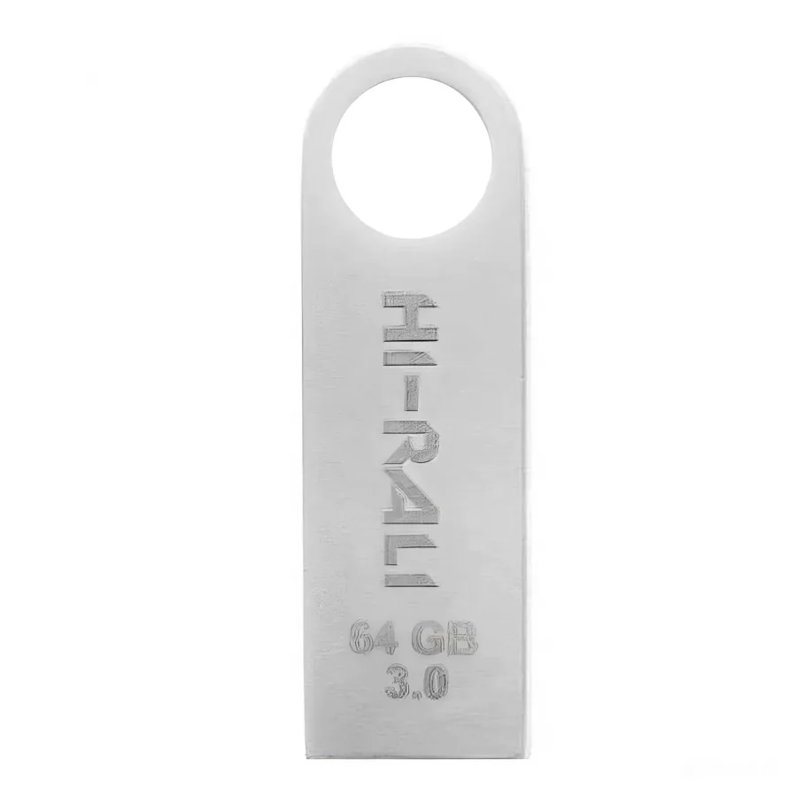 USB Flash Drive 3.0 Hi-Rali Shuttle 64gb Стальной, цвет стальной