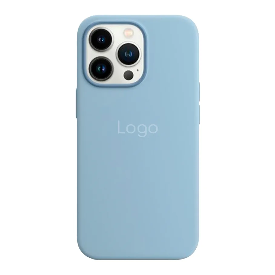 Чехол для iPhone 13 Pro с MagSafe, цвет голубой туман