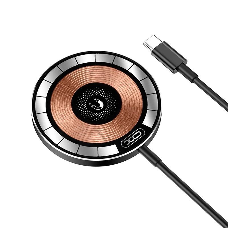 Беспроводное Зарядное Устройство XO CX013 Magnetic 15W Коричневый