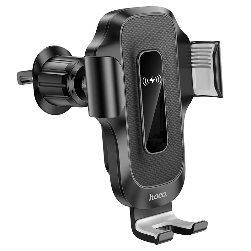 Автодержатель Hoco HW2 Wireless, 15W, цвет черный