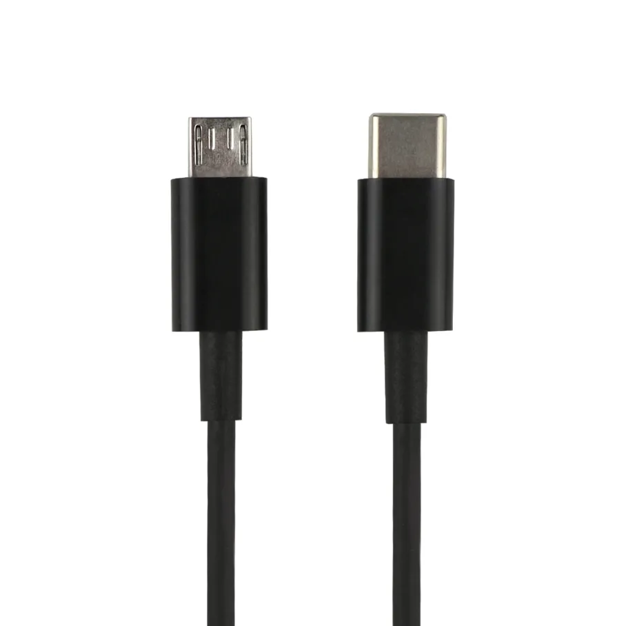 USB Type-C to Micro QC/Data Тех.пак. 1m Черный