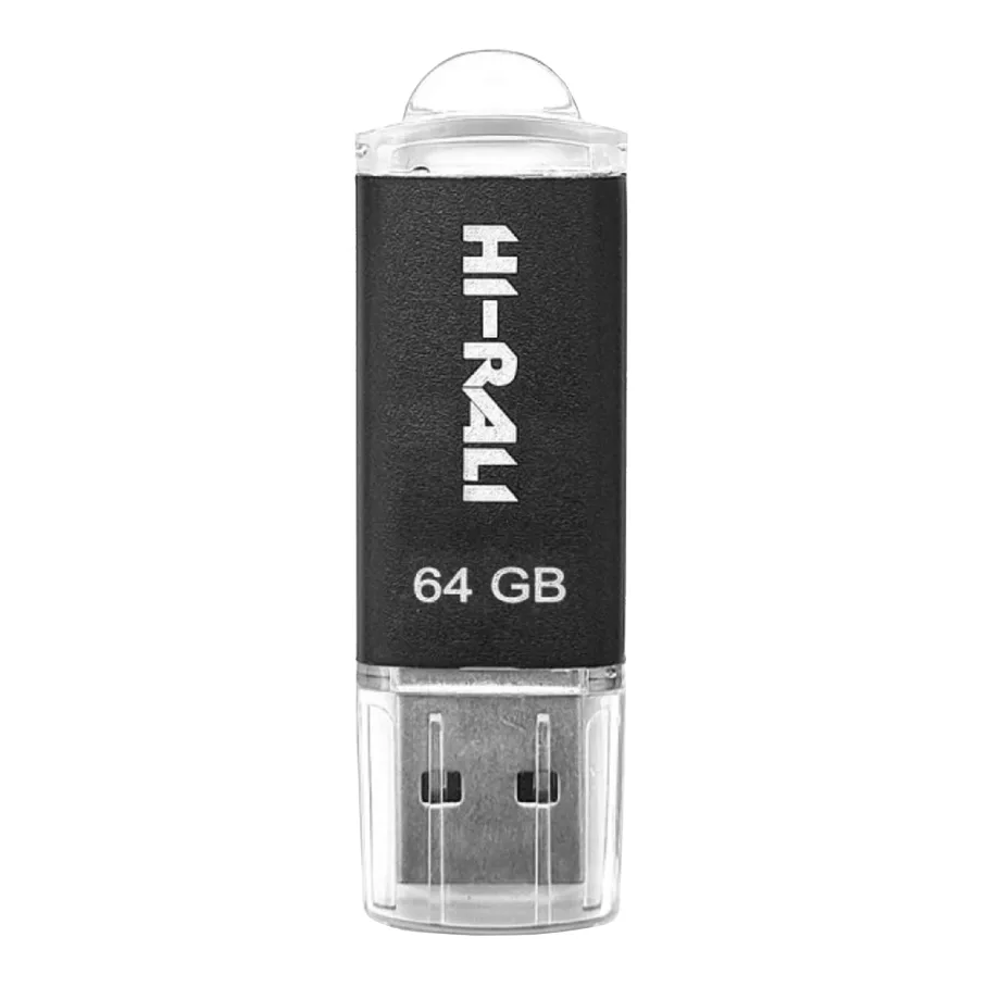 USB Flash Drive 3.0 Hi-Rali Rocket 64gb, цвет черный