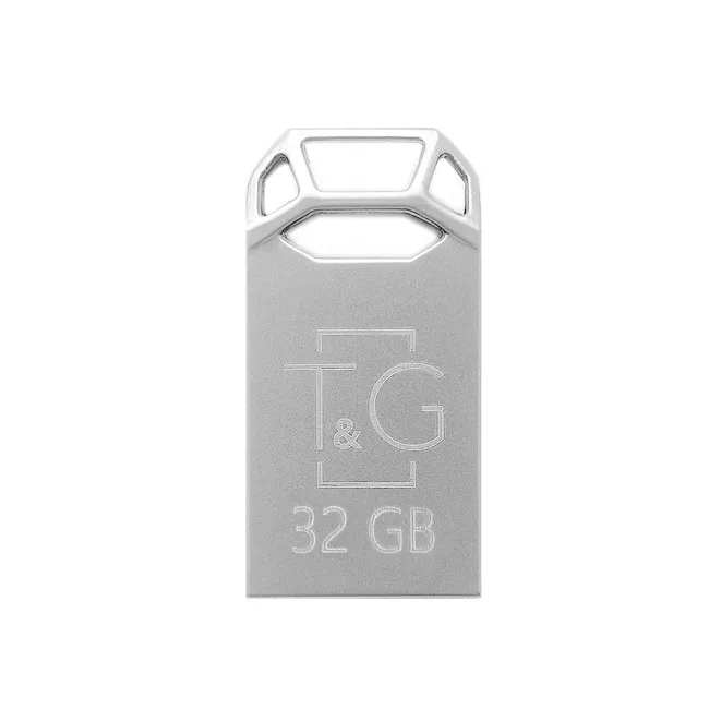 USB Flash Drive T&G 32gb Metal 110, цвет стальной