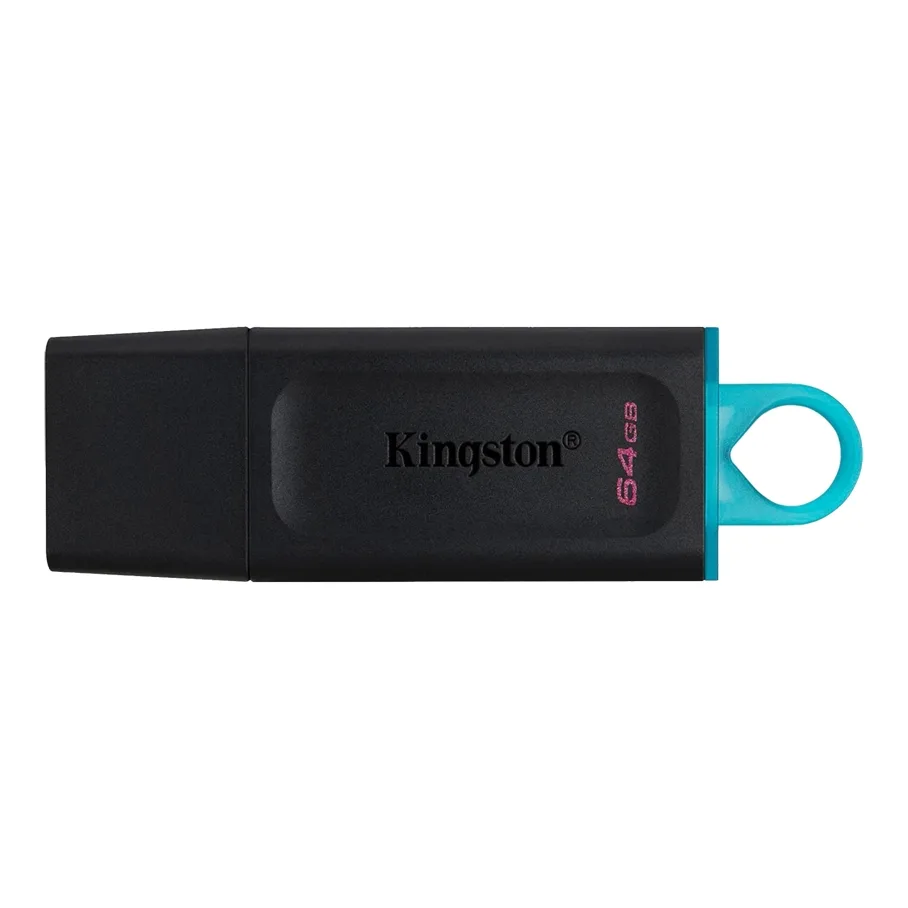 USB Flash Drive 3.2 Kingston DT Exodia 64GB, цвет черный/бирюзовый