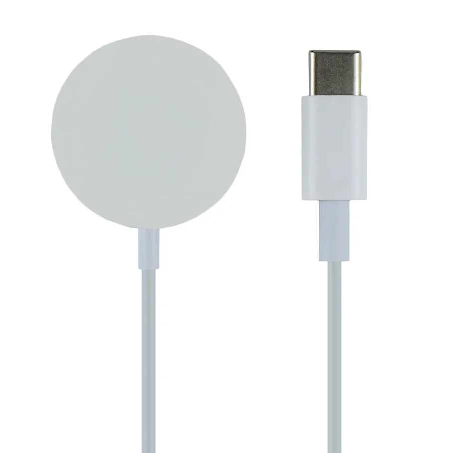 Беспроводное Зарядное Устройство For IP Watch Magnetic USB-C 1:1 Белый