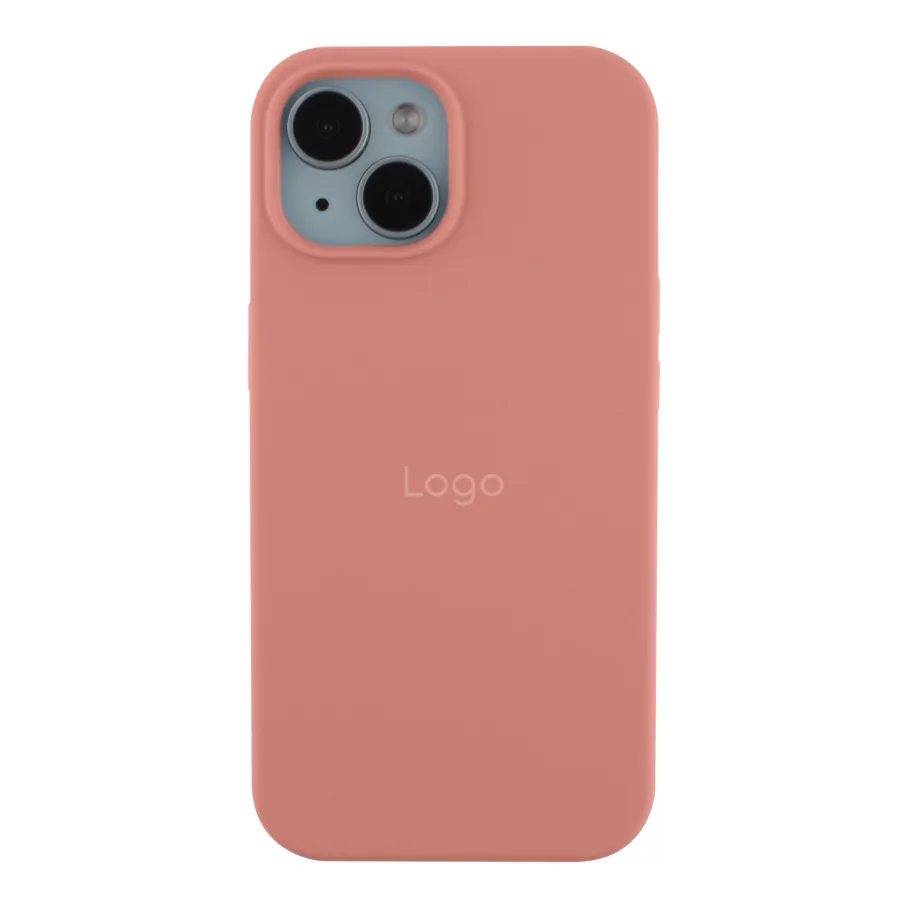 Чехол Silicone Case Full Size (AA) для iPhone 15 12.Pink