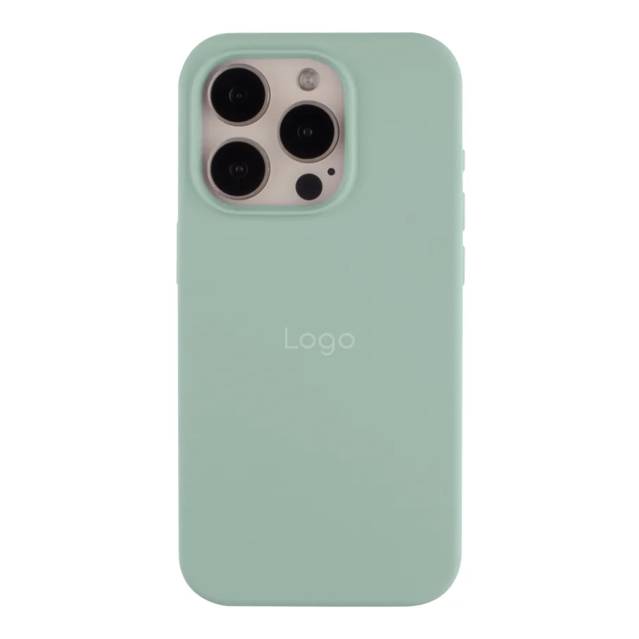 Чехол Silicone Case Full Size (AA) для iPhone 15 Pro 17.Turquoise