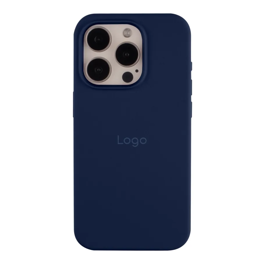 Чехол Silicone Case Full Size (AA) для iPhone 15 Pro 70.Deep Navy