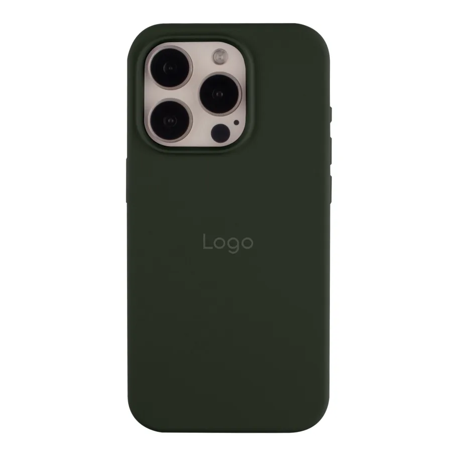 Чехол Silicone Case Full Size (AA) для iPhone 15 Pro 71.Cyprus Green