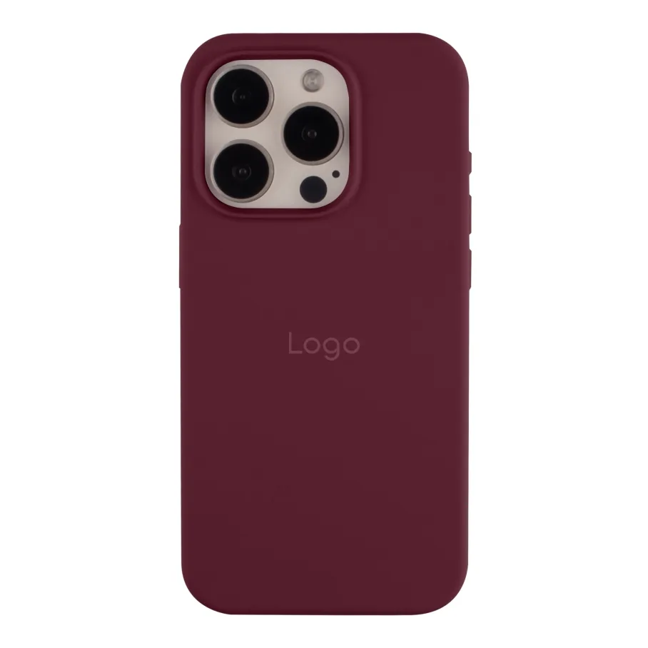 Чехол Silicone Case Full Size (AA) для iPhone 15 Pro Max 73.Plum
