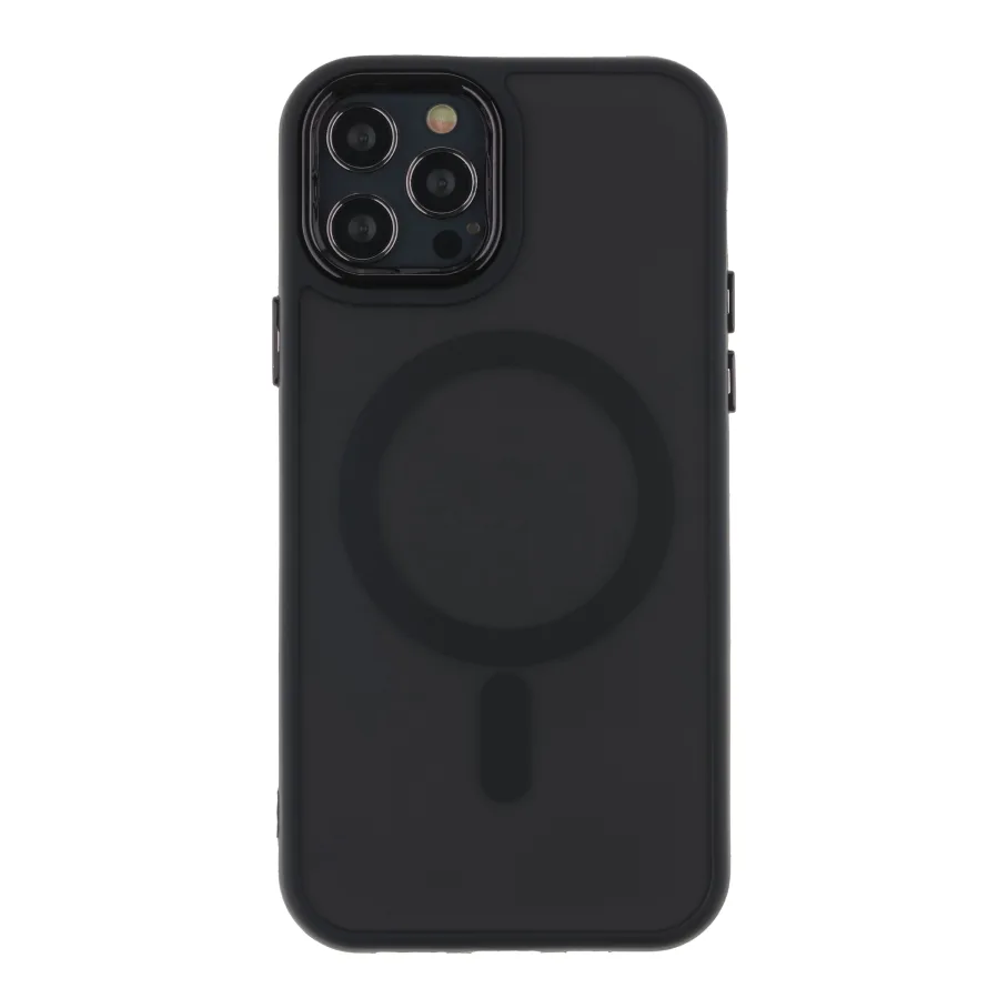 Чехол TPU+PC Space Magnetic Color с Magsafe для iPhone 12 Pro Max Black