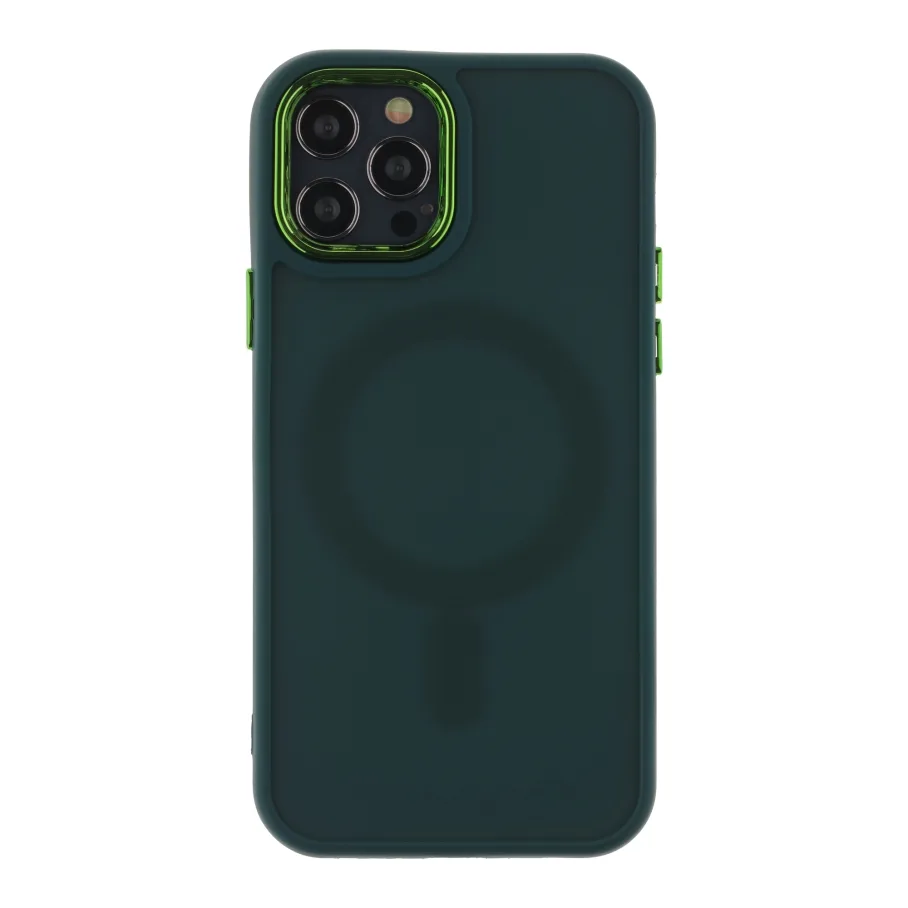Чехол для iPhone 12/12 Pro с MagSafe, цвет зеленый