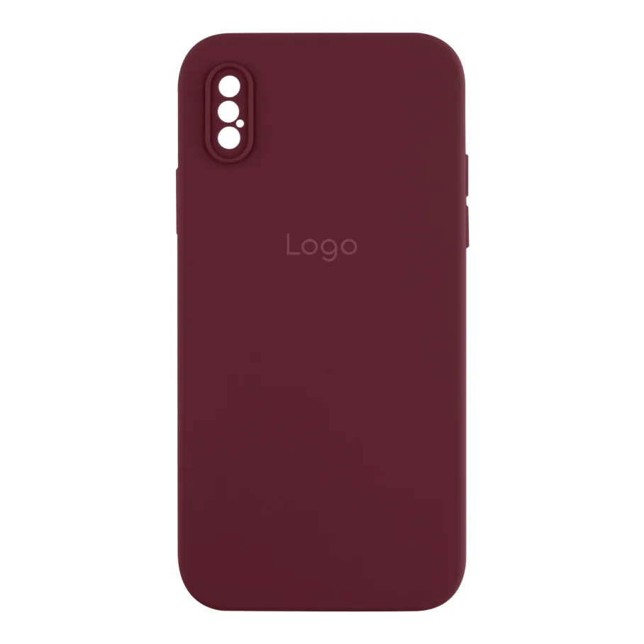 Чехол для iPhone Xs Max, цвет сливовый
