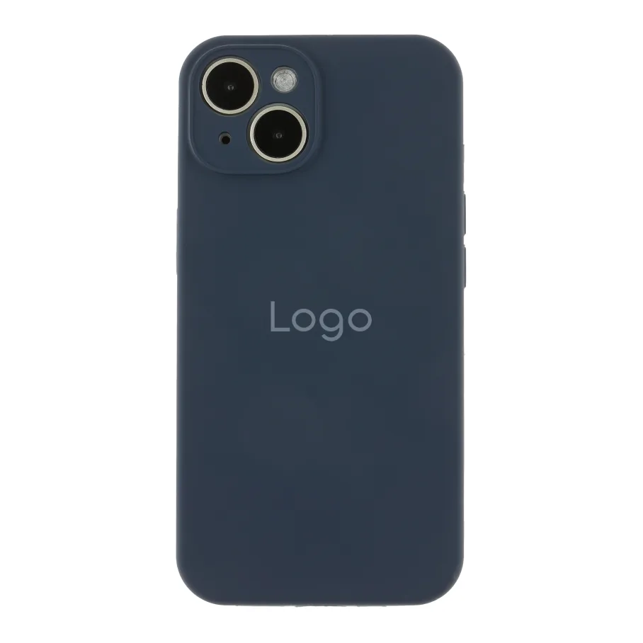 Чехол Silicone Case Full Size with Frame для iPhone 13 08.Dark Blue