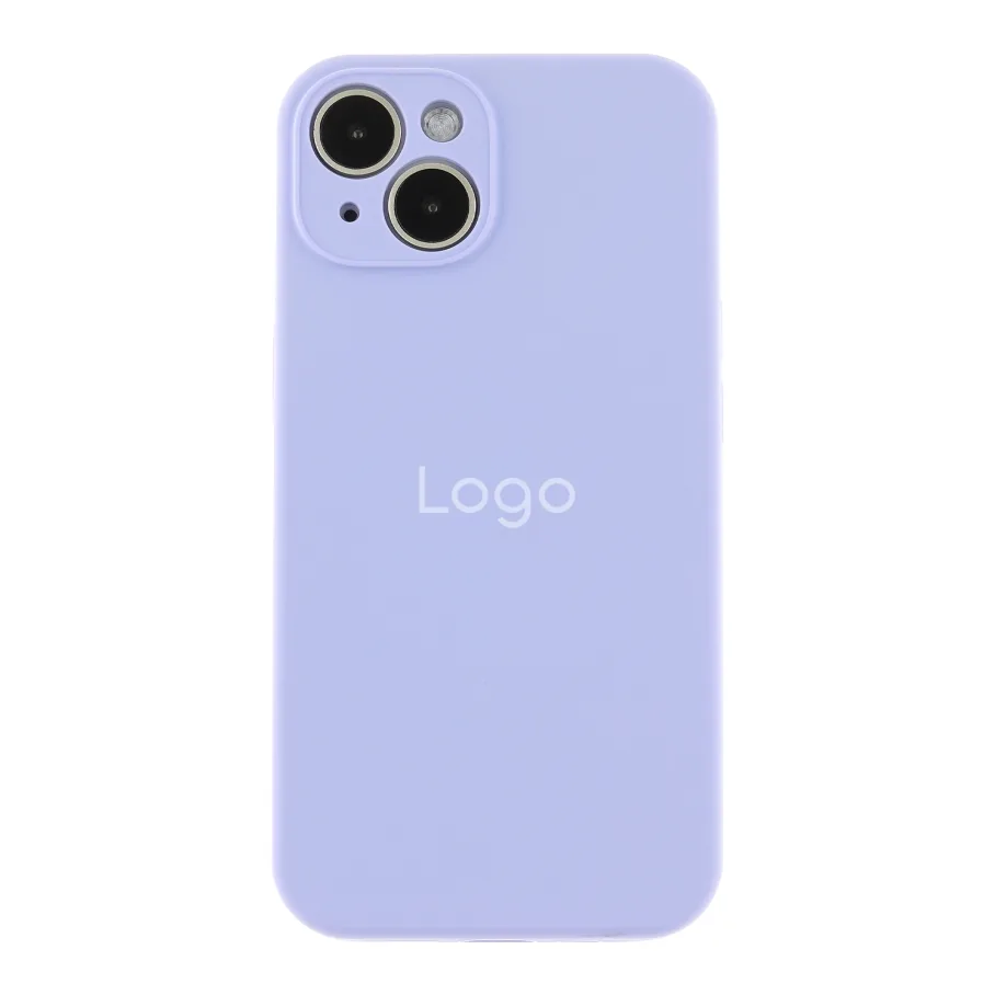 Чехол Silicone Case Full Size with Frame для iPhone 13 39.Elegant Purple