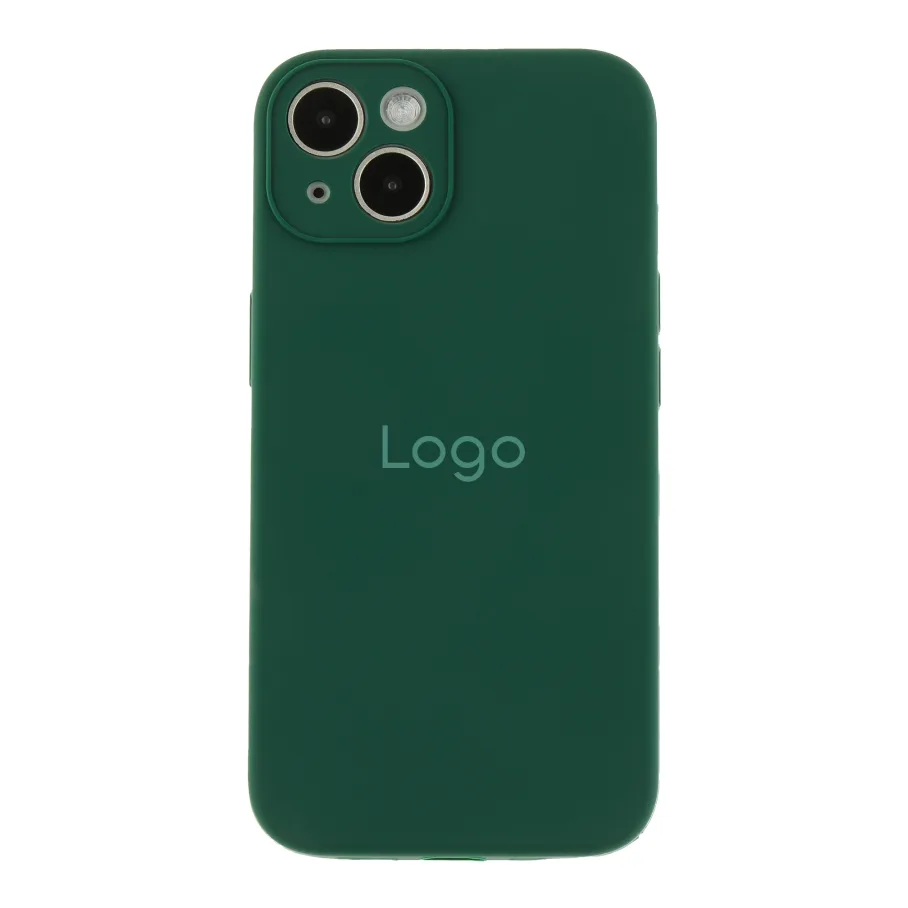 Чехол Silicone Case Full Size with Frame для iPhone 13 71.Cyprus Green