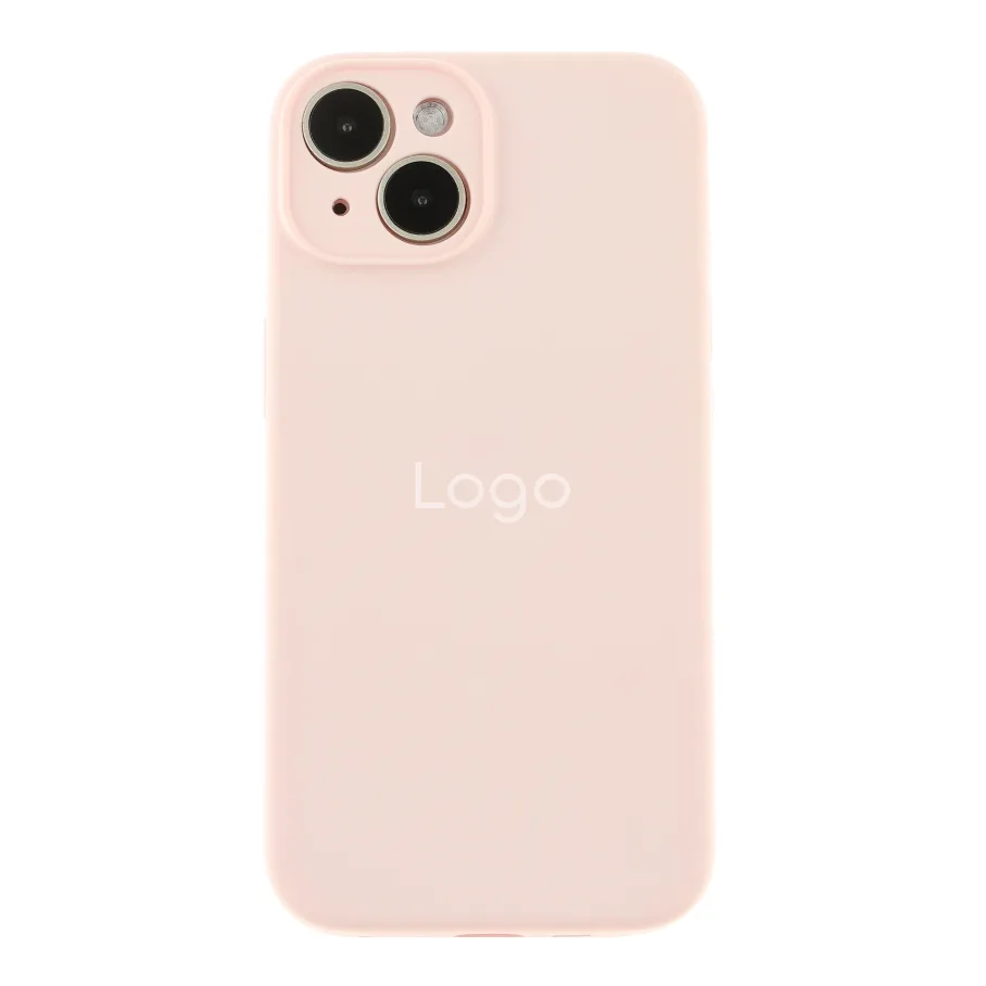Чехол Silicone Case Full Size with Frame для iPhone 13 81.Chalk Pink