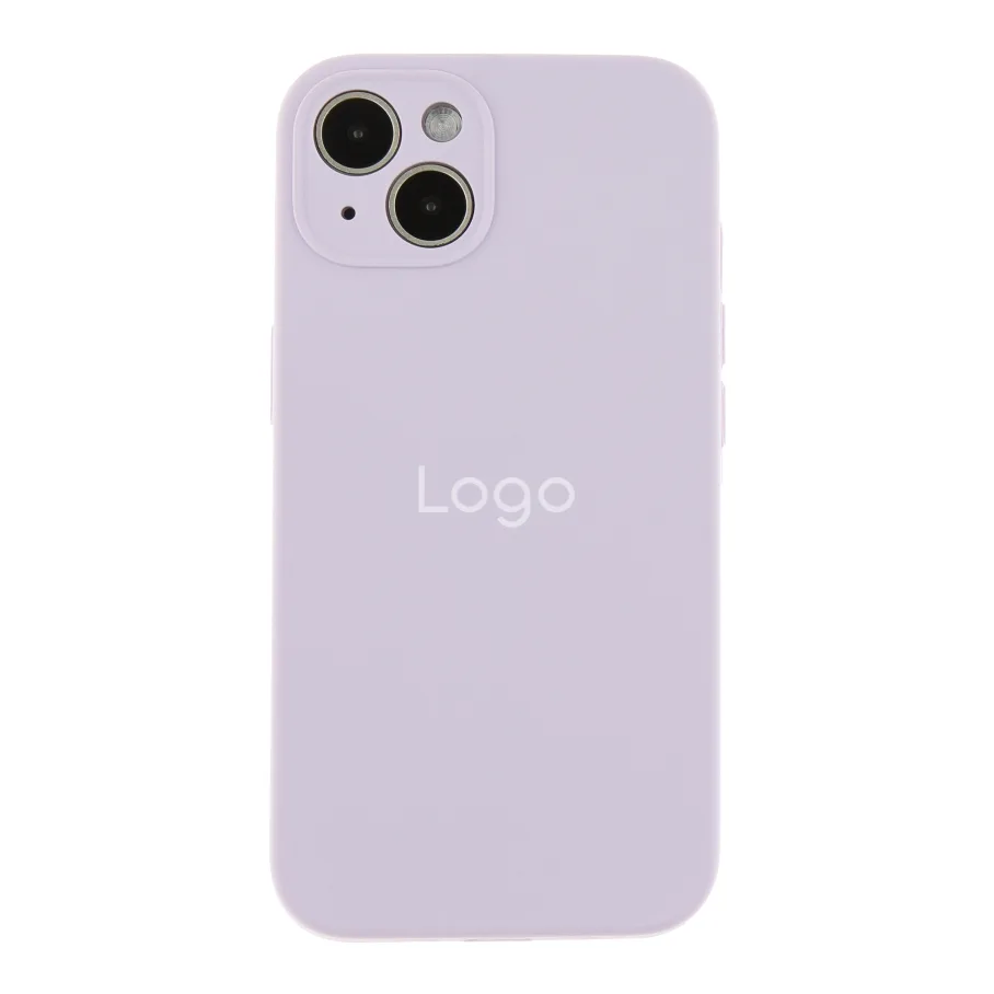 Чехол Silicone Case Full Size with Frame для iPhone 13 83.Lilac Purple