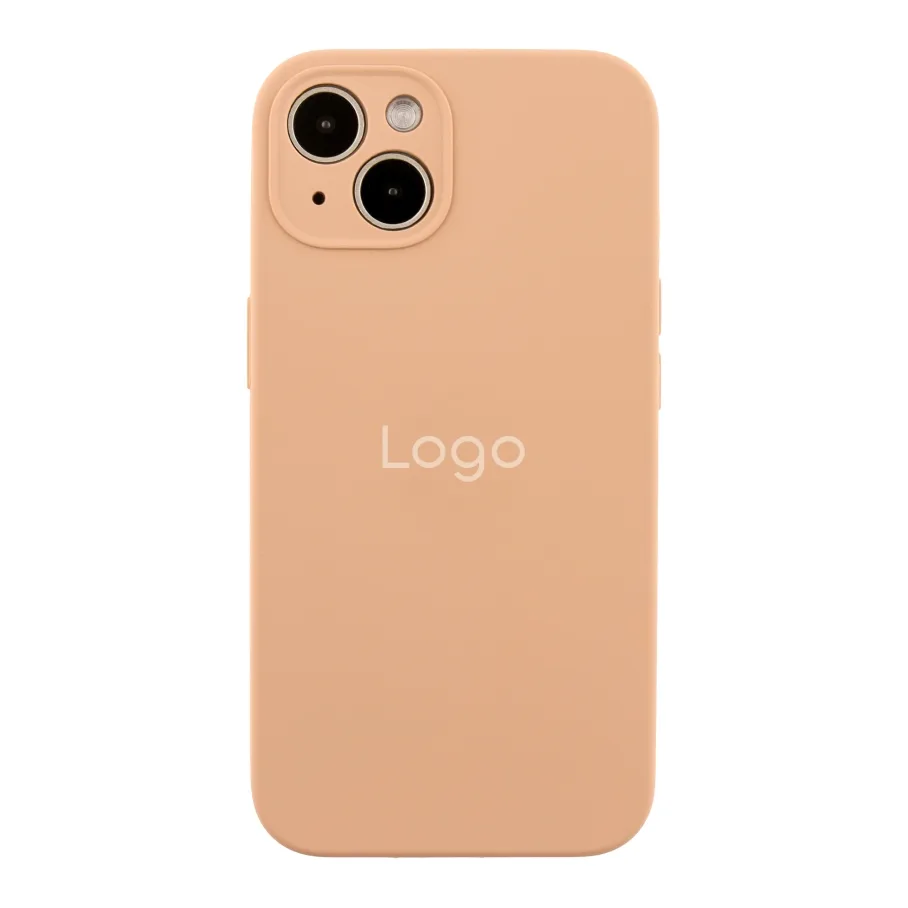 Чехол Silicone Case Full Size with Frame для iPhone 13 92.Desert Gold