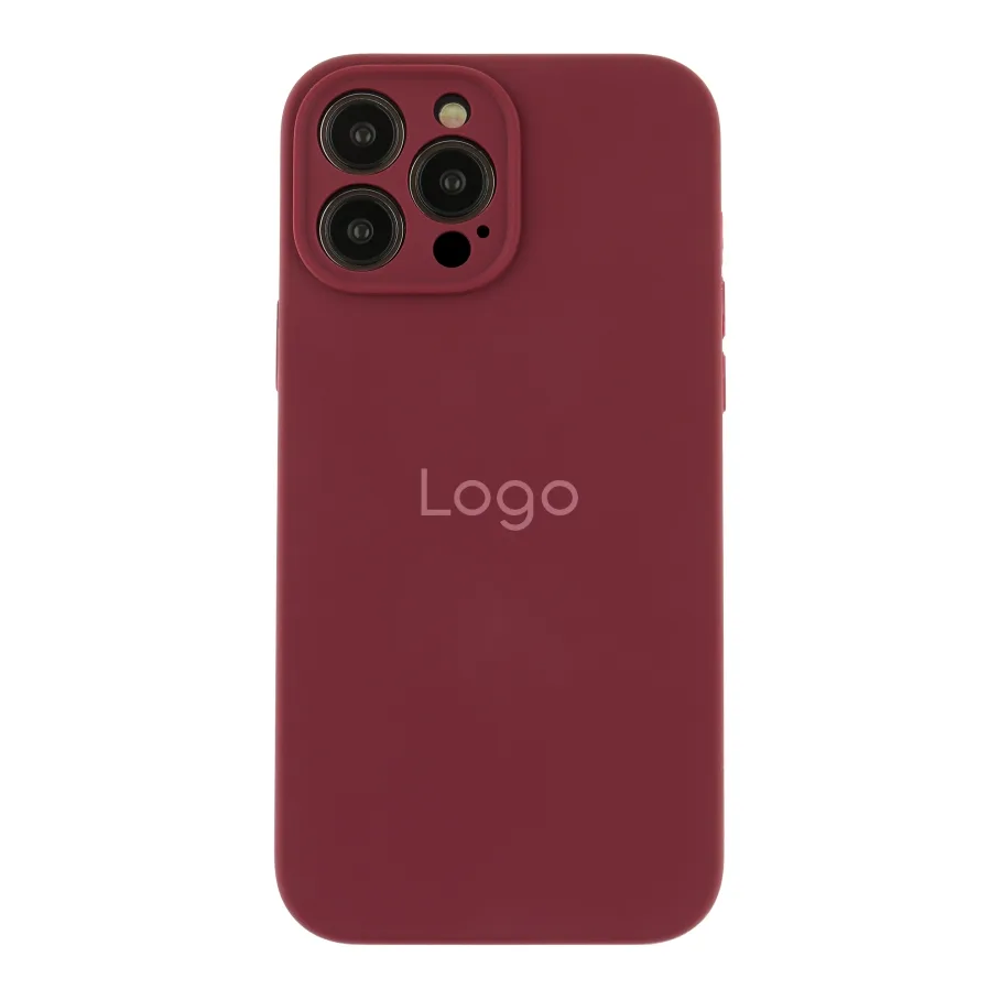 Чехол Silicone Case Full Size with Frame для iPhone 13 Pro 73.Plum